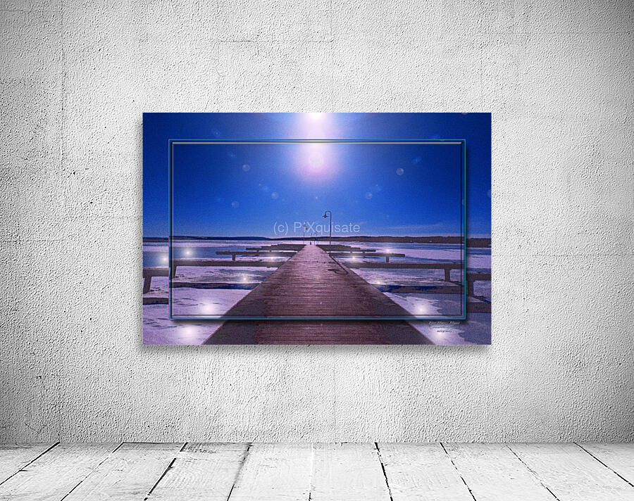 Pier Blues Bluer  Wall Preview