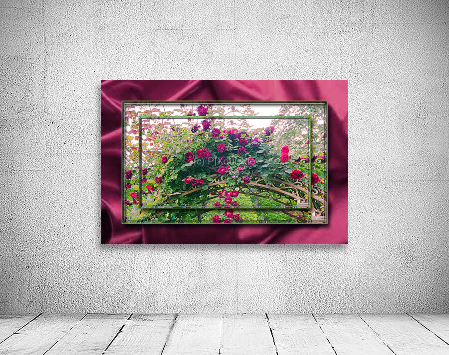 Summer Rose Arbor 3  Wall Preview