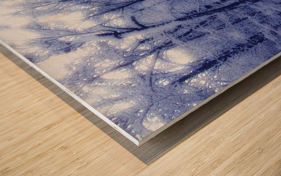 Winter Glow OS Wood print