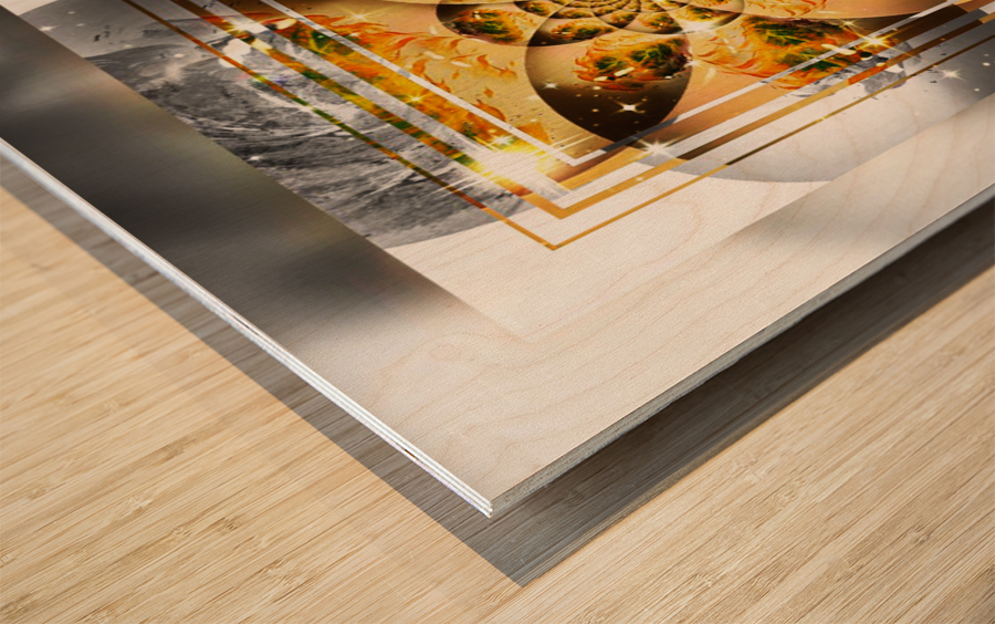 IV Wood print