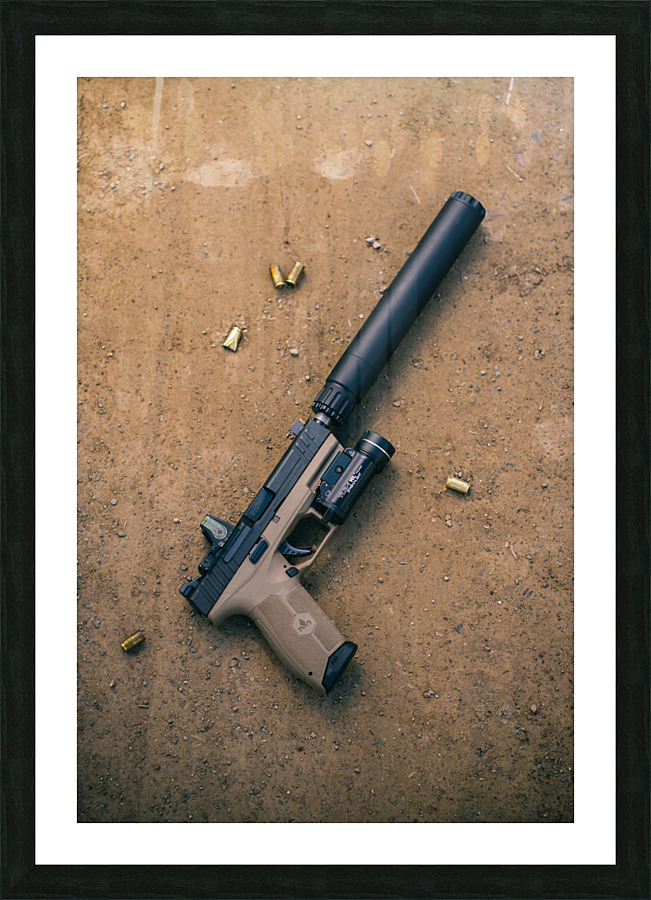 Pea Shooter Picture Frame print