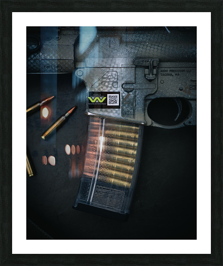 Demand Transparency Picture Frame print