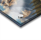 Majestic Mountain Landscape with River Acrylic print