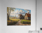 Charming Rustic Countryside Landscape Acrylic Print