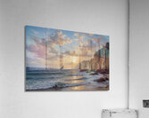 Serene Sunset at the Beach Acrylic Print