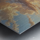 Lone Tree in a Golden Landscape at Sunset Metal print