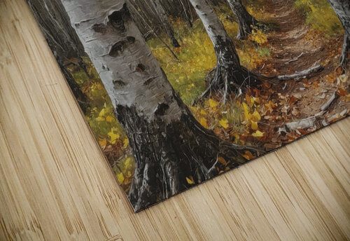 Autumn Birch Forest Path Wildscape Creations puzzle