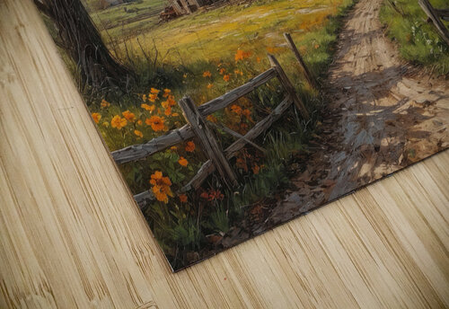 Charming Rustic Countryside Landscape Wildscape Creations puzzle