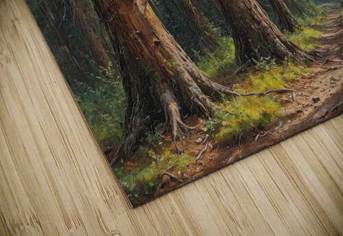 Serene Forest Pathway Wildscape Creations puzzle