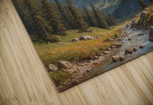 Majestic Mountain Landscape with River Wildscape Creations puzzle