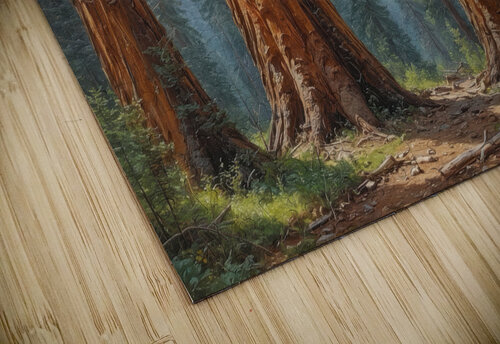 Majestic Sequoia Forest Scene Wildscape Creations puzzle