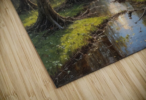 Tranquil Forest Stream Landscape Wildscape Creations puzzle