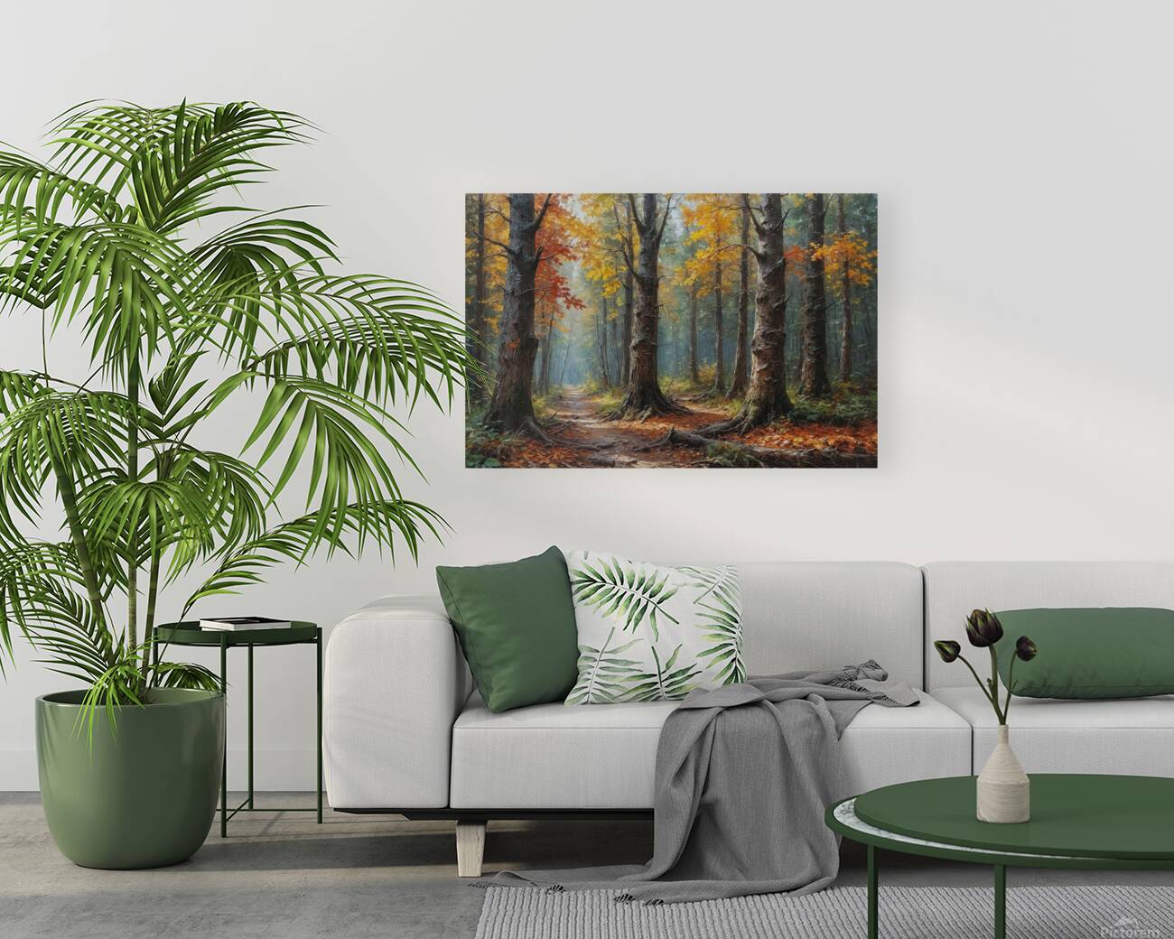 Autumn Forest Pathway Reproduction