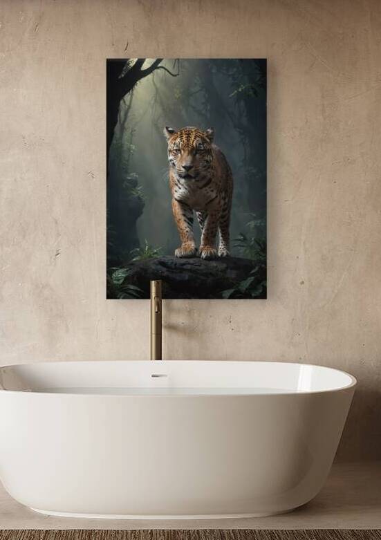 Majestic Tiger in Jungle Light by Wildscape Creations
