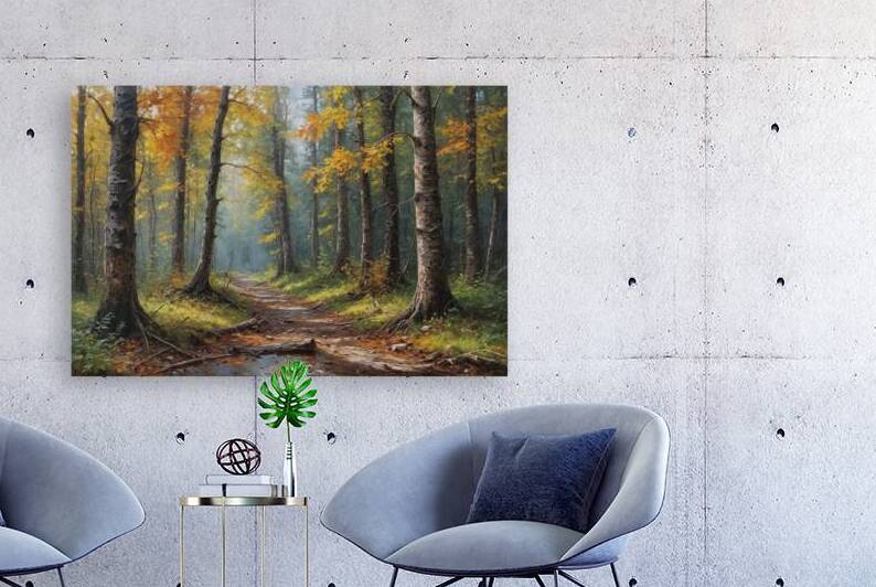 Autumn Forest Pathway by Wildscape Creations