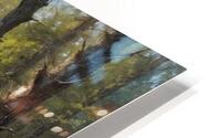 Tranquil Forest Stream Landscape HD Metal print