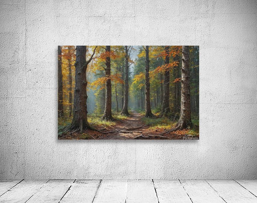 Autumn Forest Pathway Wall Preview