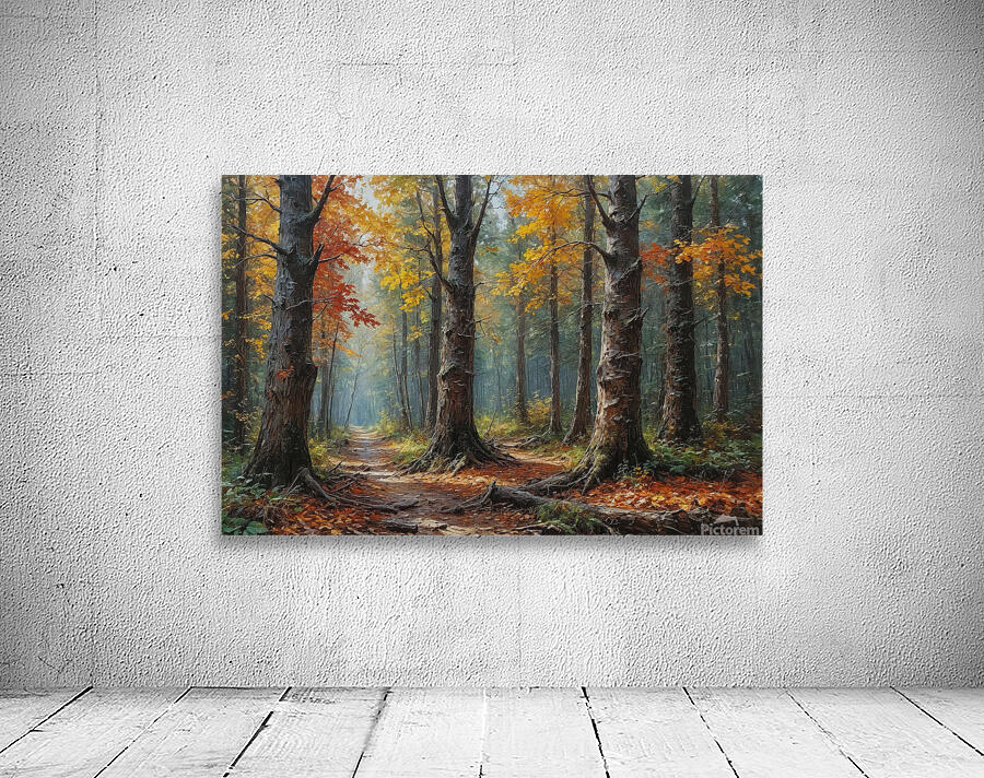 Autumn Forest Pathway Wall Preview