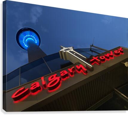 Calgary Tower Canvas Print