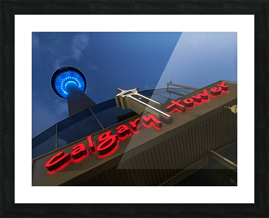 Calgary Tower Picture Frame print