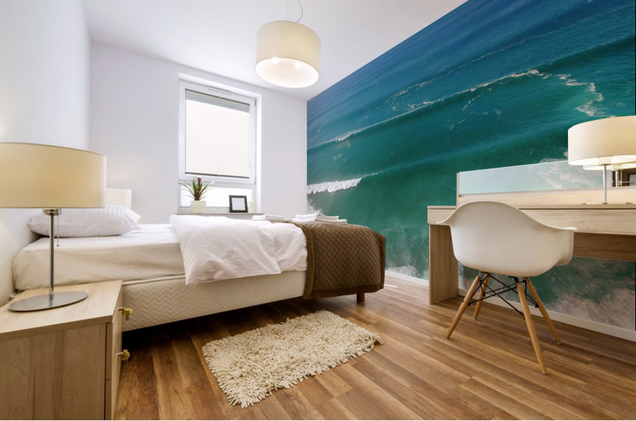 Atlantic ocean waves Mural print