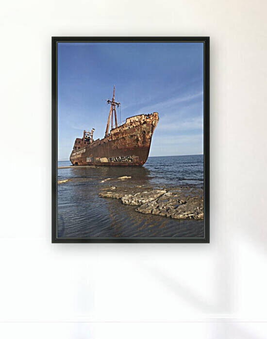 Dimitros shipwreck in Greece by Anita Varga