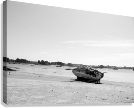 black and white Canvas Print