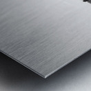 black and white Metal print
