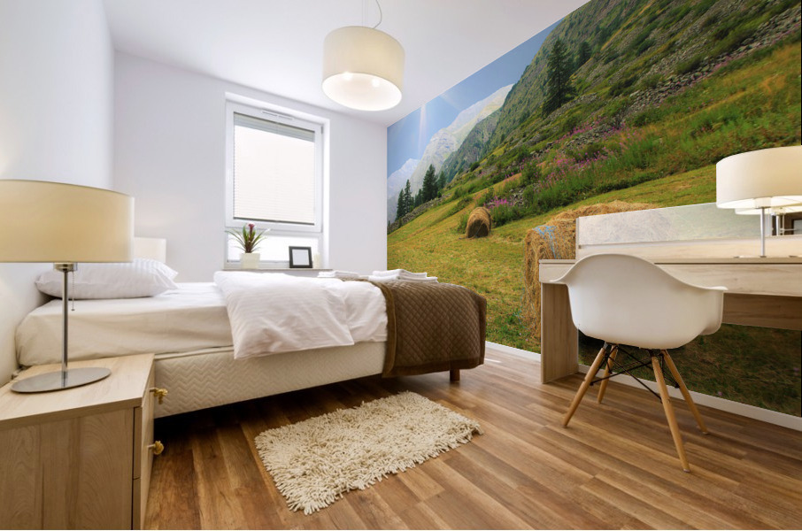 Mountain atmosphere Mural print