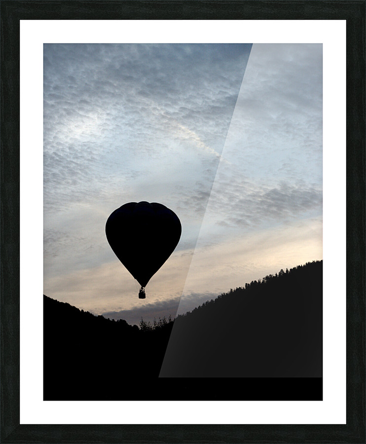 Air balloon Picture Frame print