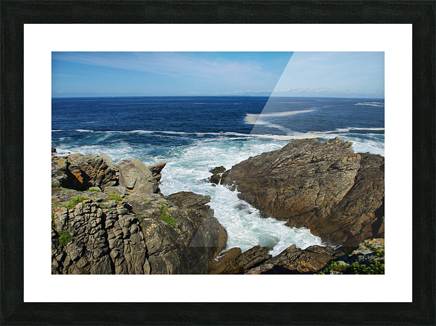 coastal landscape Picture Frame print