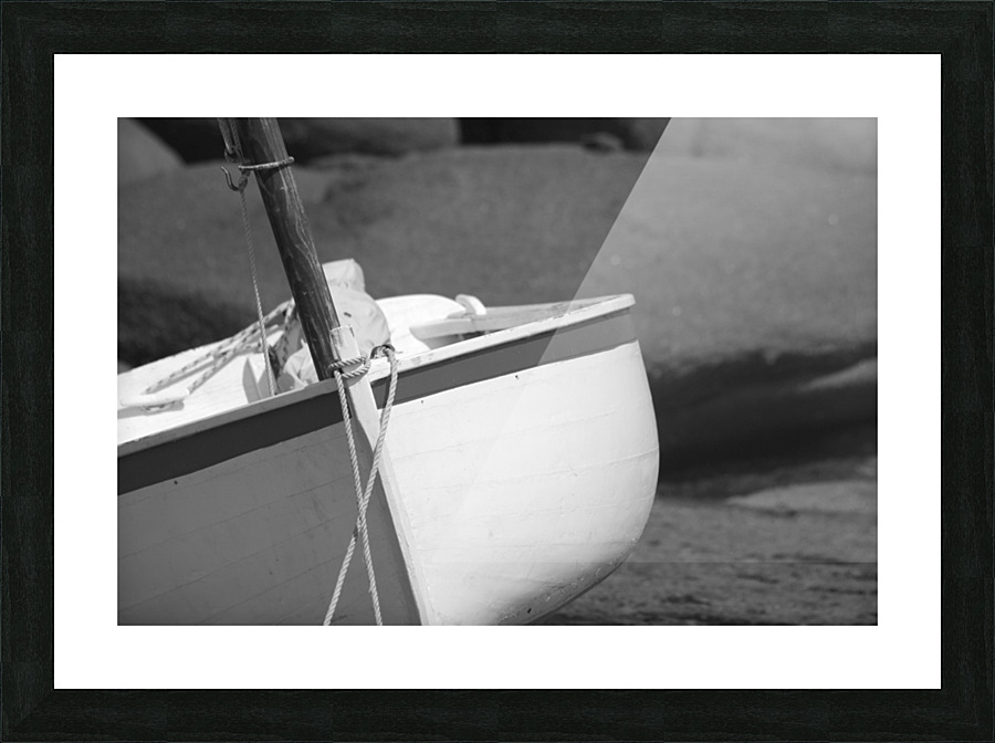 on the beach Picture Frame print