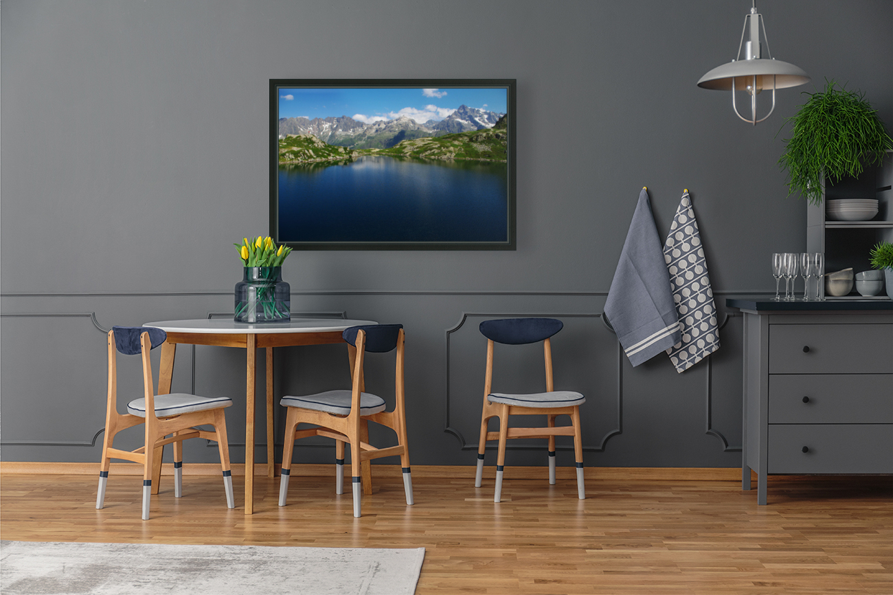 Mountain lake Reproduction