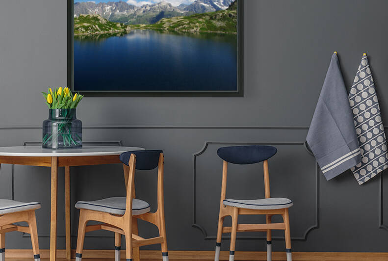 Mountain lake Reproduction