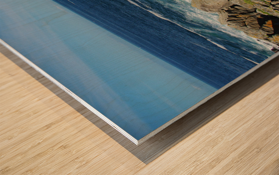 coastal landscape Wood print