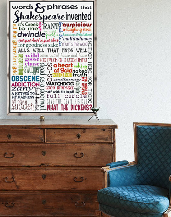 Shakespeare Words & Phrases by Whimsically Read