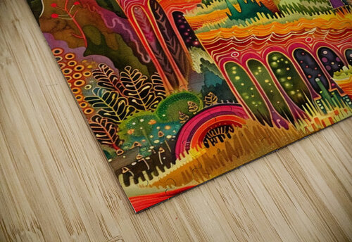 Psychedelic wall art Maxleron puzzle
