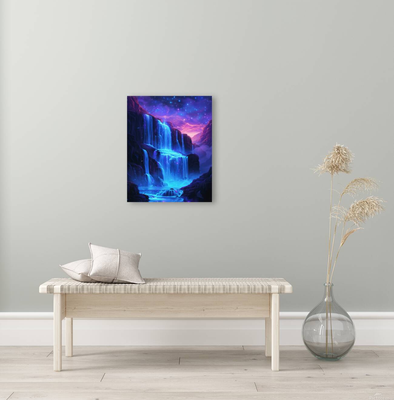Rainbow waterfall  Reproduction