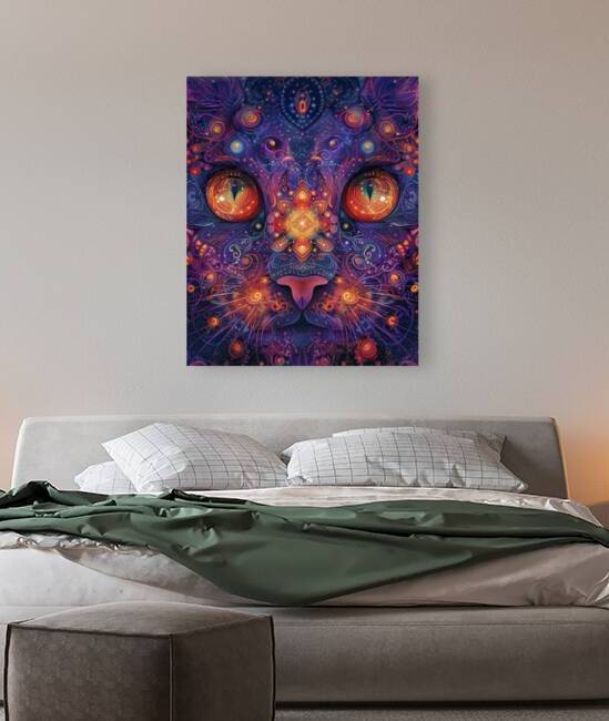 A psychedelic swirling vortex mandala pattern by Maxleron