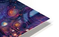 A psychedelic swirling vortex mandala pattern HD Metal print