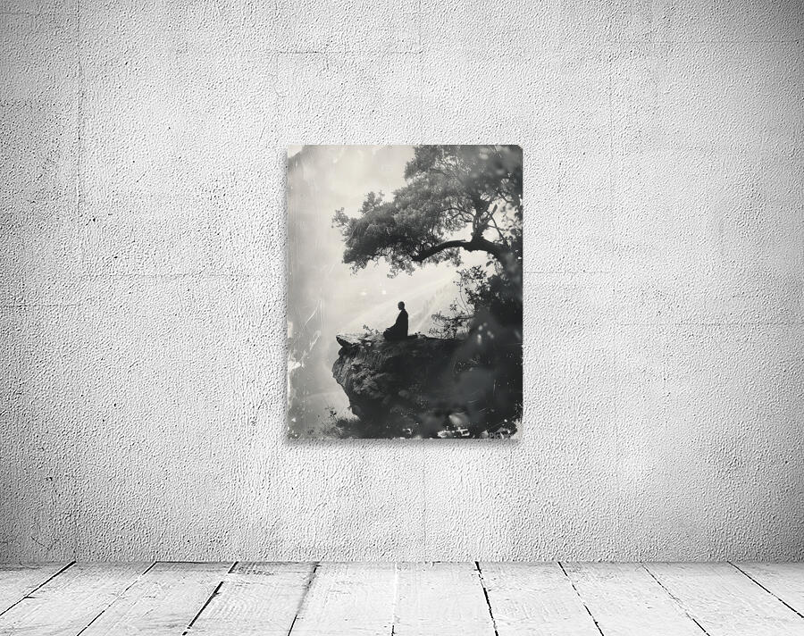 A serene image using the visual style  Wall Preview