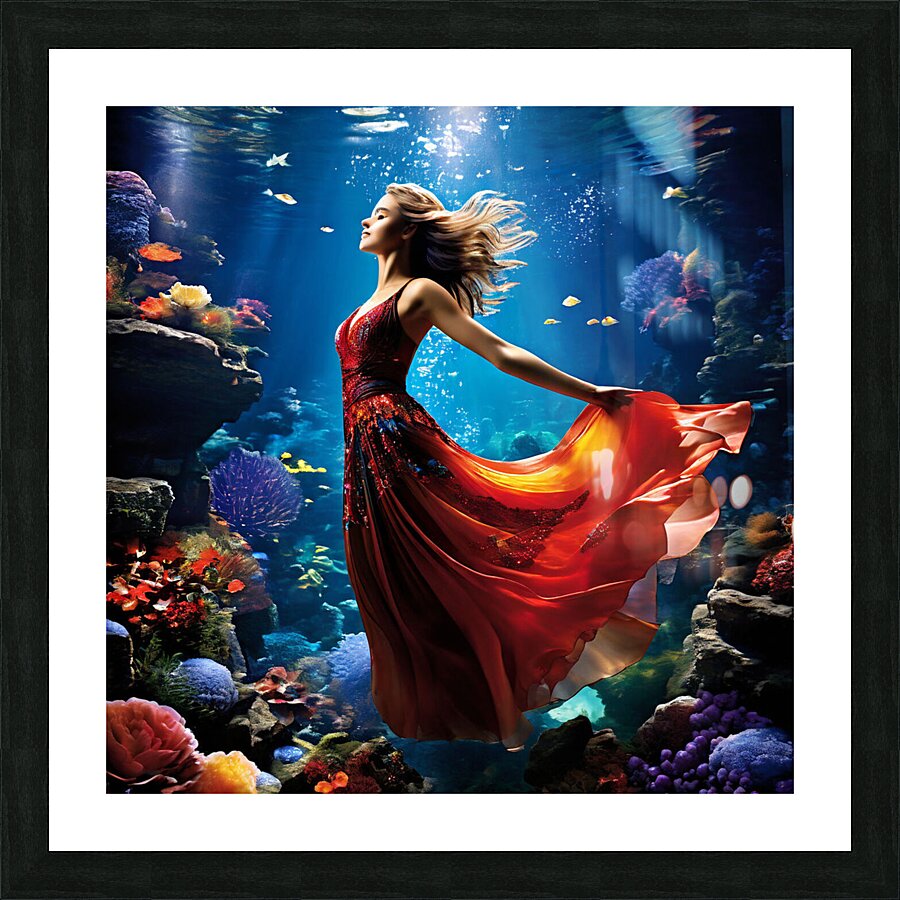 Enchanted Serenity: A Captivating Journey Through Time Picture Frame print