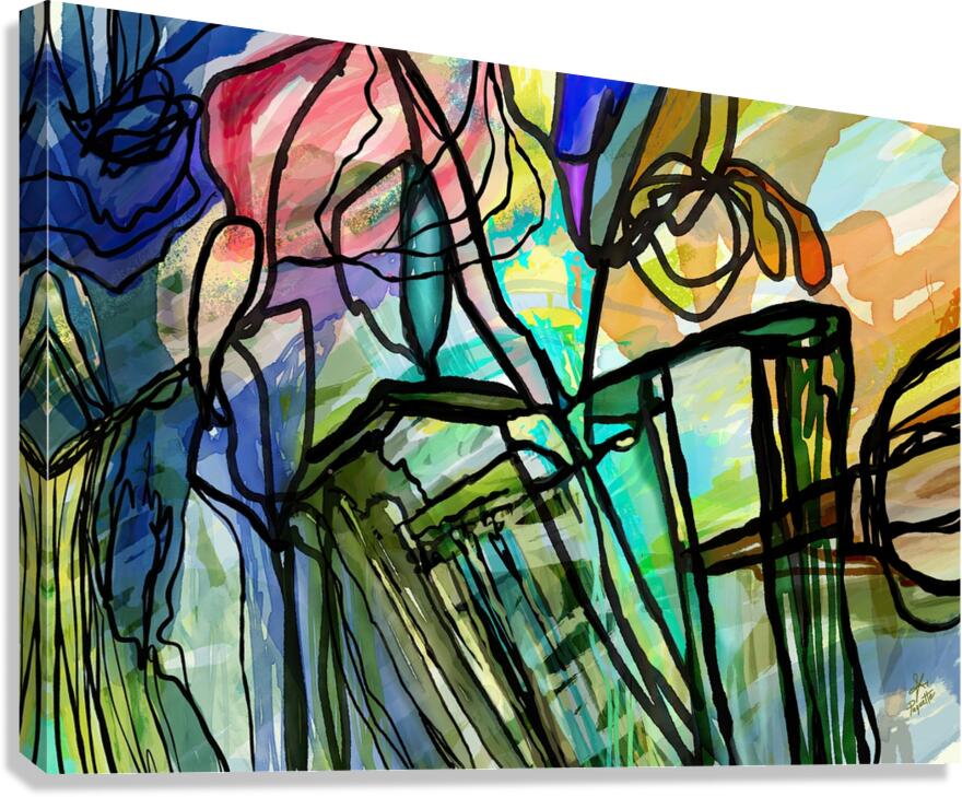 Fragments urbains Canvas Print