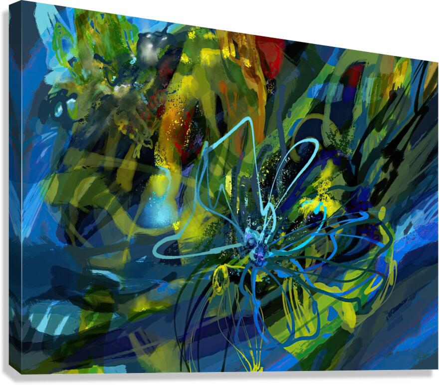 Eclosion lumineuse  Canvas Print