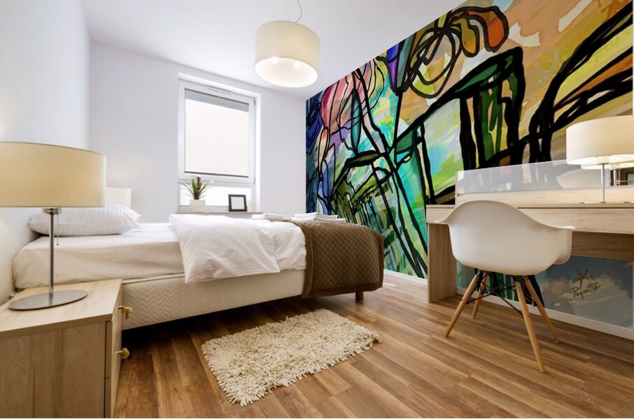 Fragments urbains Mural print