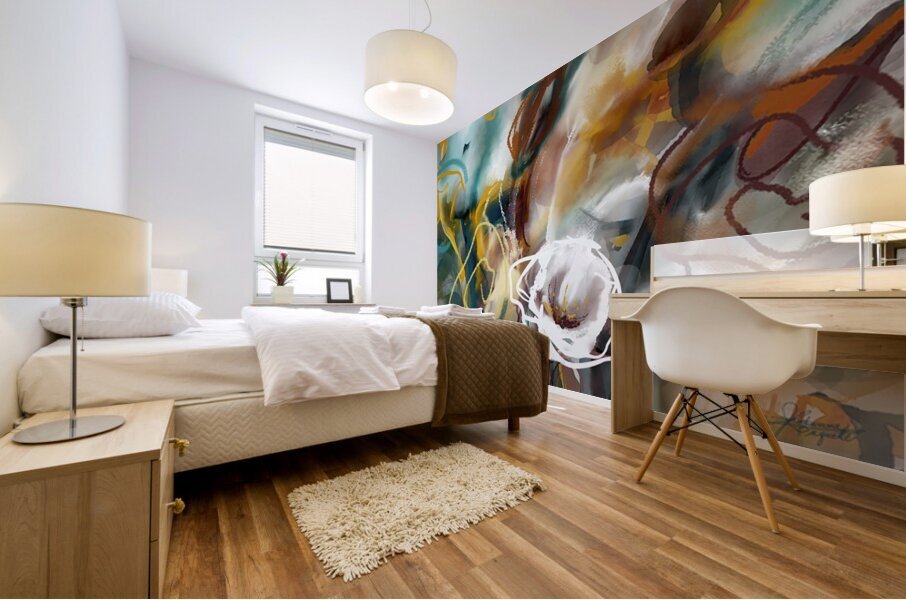 Floraison Mystique  Mural print