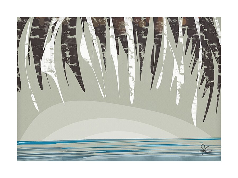  La voute australe Picture Frame print