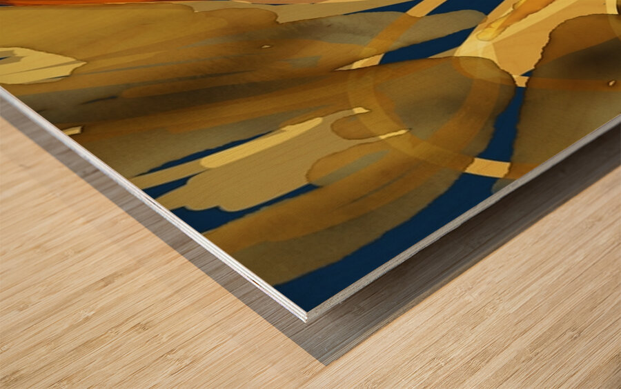 Renaissance solaire Wood print