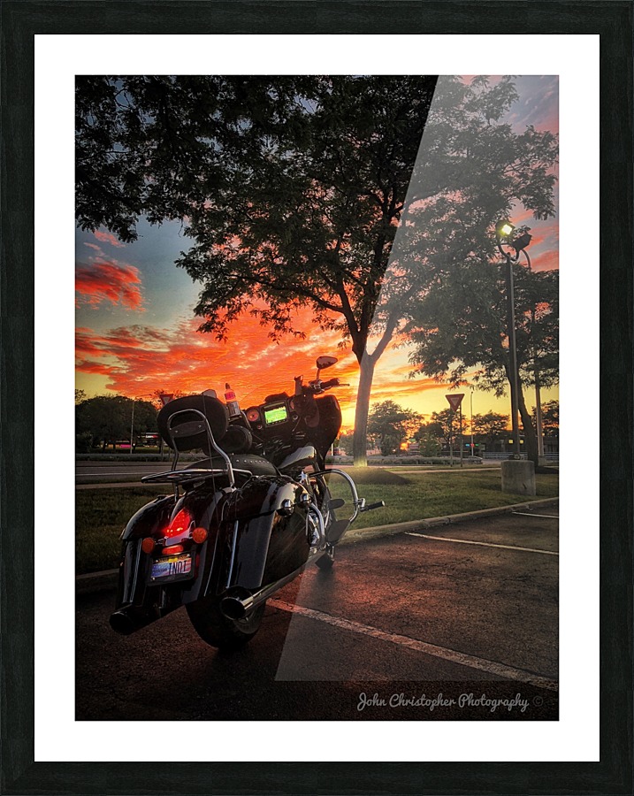 Indian Sunset Picture Frame print