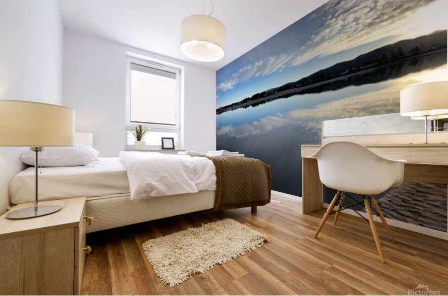 Necanicum River Reflection Seaside OR Mural print